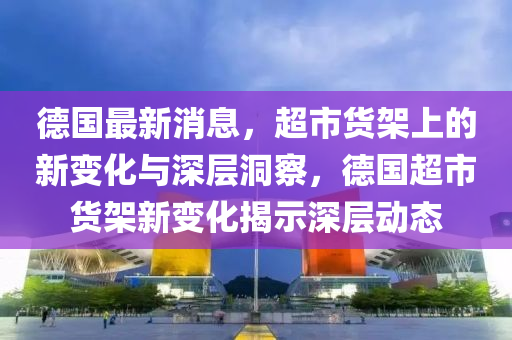德國最新消息，超市貨架上的新變化與深層洞察，德國超南充市鑫正商貿(mào)有限公司市貨架新變化揭示深層動態(tài)