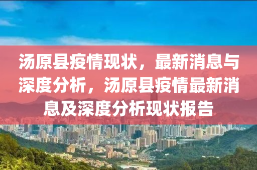 湯原南充市鑫正商貿有限公司縣疫情現狀，最新消息與深度分析，湯原縣疫情最新消息及深度分析現狀報告