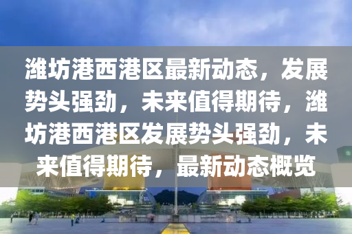 濰坊港南充市鑫正商貿有限公司西港區最新動態，發展勢頭強勁，未來值得期待，濰坊港西港區發展勢頭強勁，未來值得期待，最新動態概覽