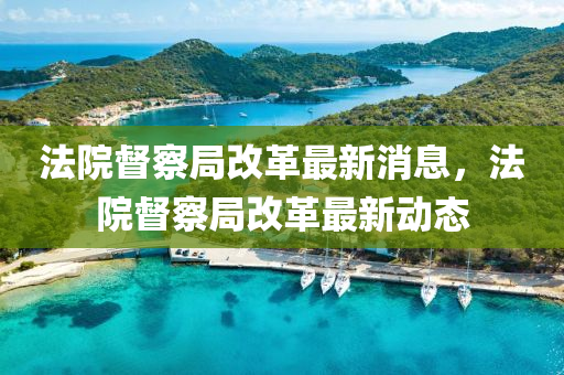 法院督察局改革最新消息，法院督察局改革最新動態南充市鑫正商貿有限公司