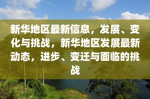 新華地區(qū)最新信息，發(fā)展、變化與挑戰(zhàn)，新華地區(qū)發(fā)展最新動態(tài)，進步、南充市鑫正商貿(mào)有限公司變遷與面臨的挑戰(zhàn)