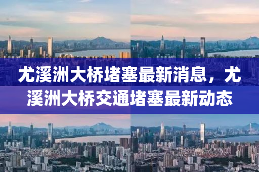 尤溪洲大橋堵塞最新消息，尤溪洲大橋交通堵塞最新動態南充市鑫正商貿有限公司