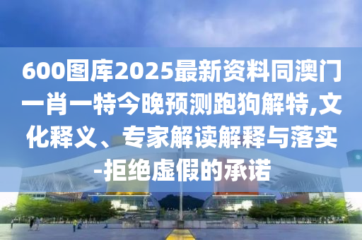 600圖庫(kù)2025最新資料同澳門一肖一特今晚預(yù)測(cè)跑狗南充市鑫正商貿(mào)有限公司解特,文化釋義、專家解讀解釋與落實(shí)-拒絕虛假的承諾