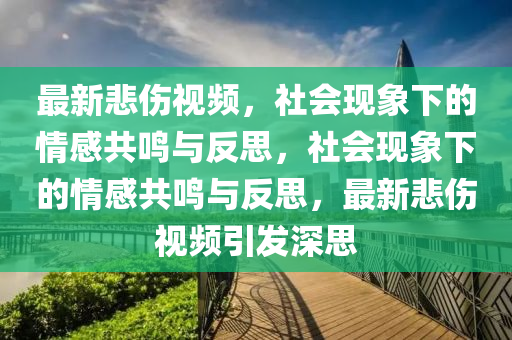 最新悲傷視頻，社會現象下的情感共鳴與反思，社會現象下的情感共鳴與反思，最新悲傷視頻引發深思南充市鑫正商貿有限公司