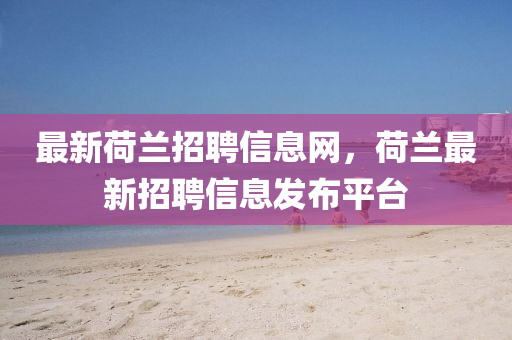 最新荷蘭招聘信息網(wǎng)，荷蘭最新招聘信息發(fā)布平臺南充市鑫正商貿(mào)有限公司